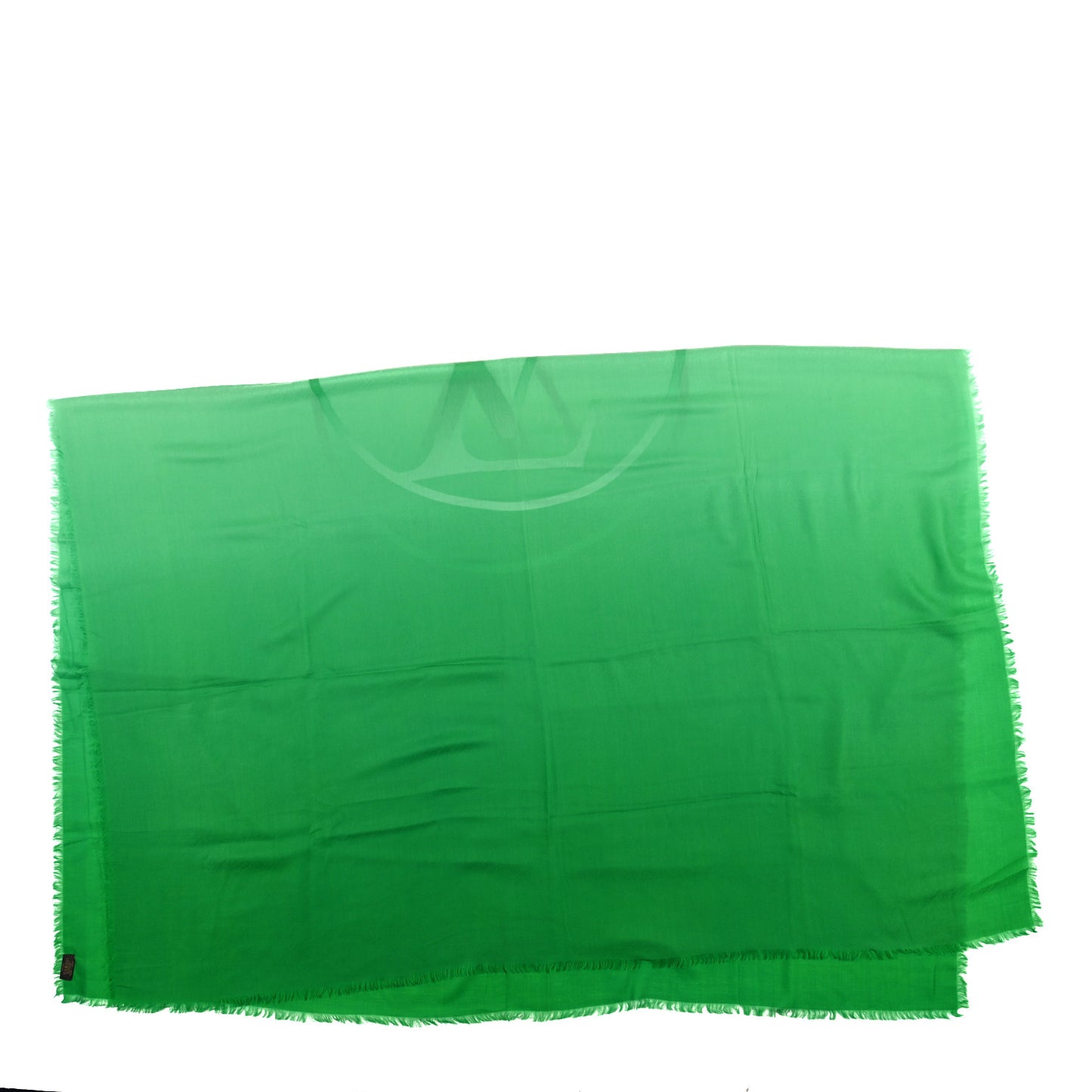 Epi Wool Monogram LV Shawl Green