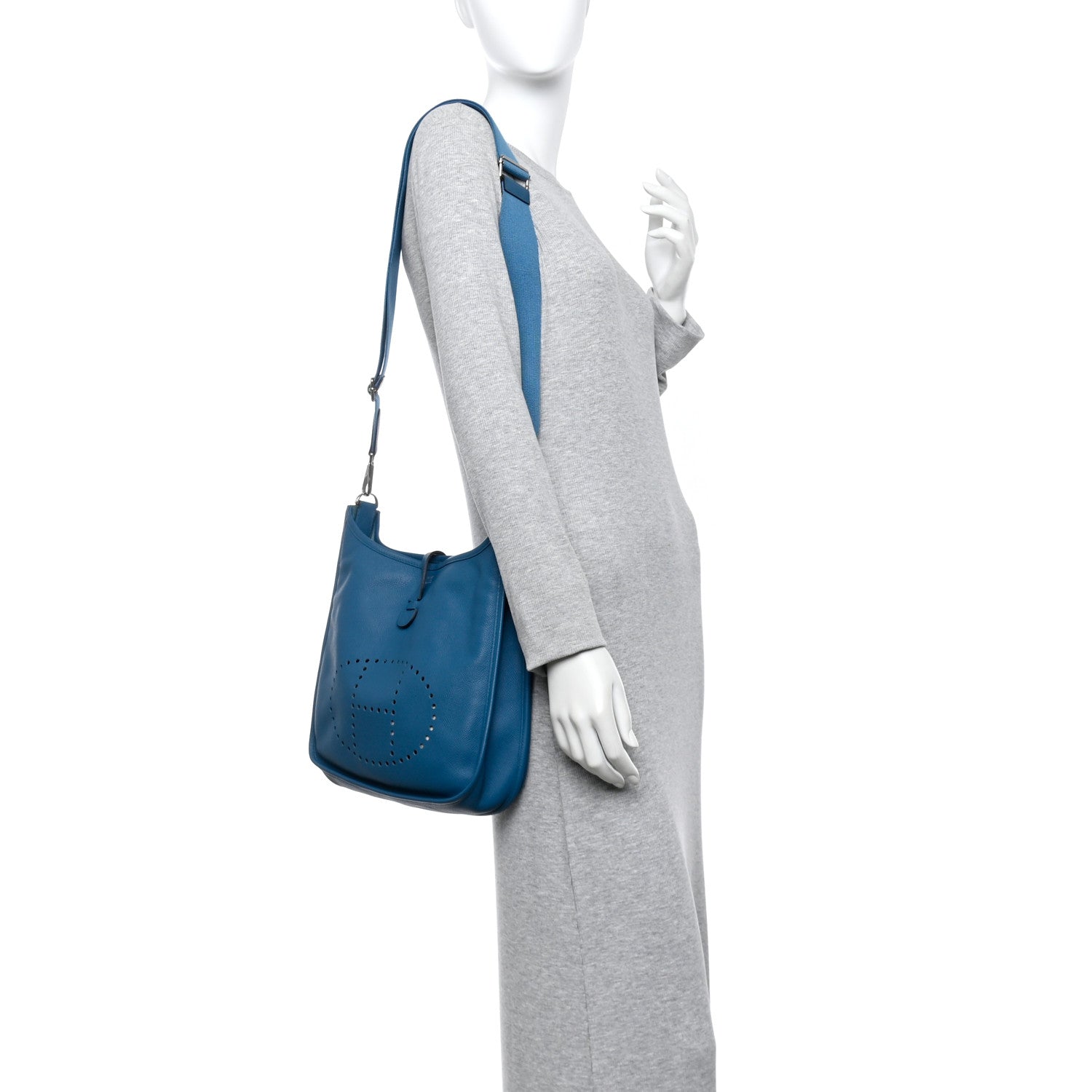 Hermes Epsom Evelyne PM Cobalt 2 of 12
