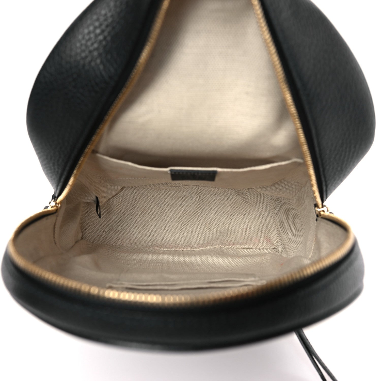 Gucci Pebbled Calfskin Soho Chain Backpack Black 4 of 8