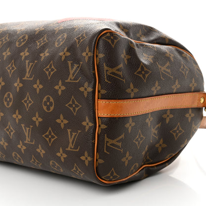 Louis Vuitton Monogram World Tour Speedy Bandouliere 30 10 of 17