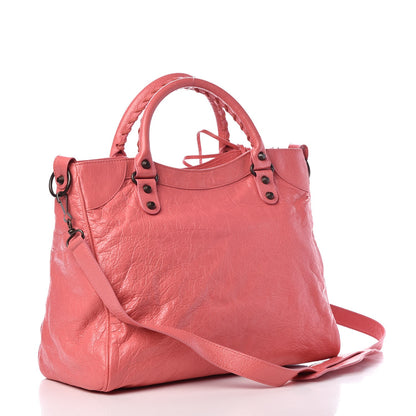 Balenciaga Agneau Classic Hardware Velo Rose Jaipur 3 of 9