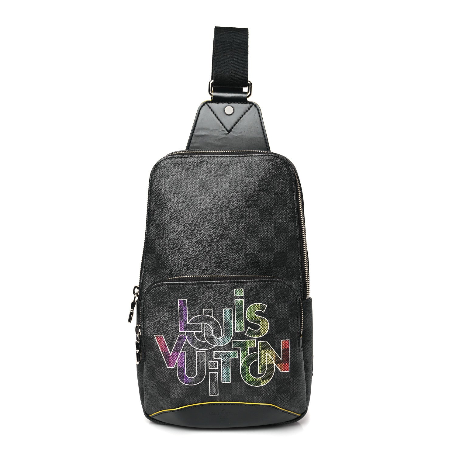 Louis Vuitton Damier Graphite Logo Avenue Sling Backpack Multicolor 1 of 8