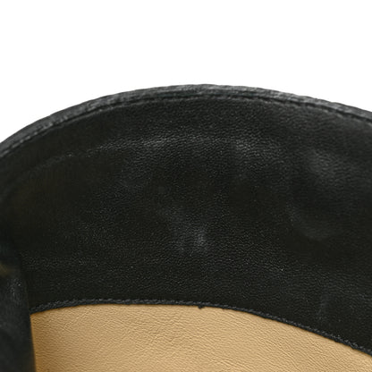 Jimmy Choo Nappa Mystery 100 Boots 38.5 Black 9 of 10