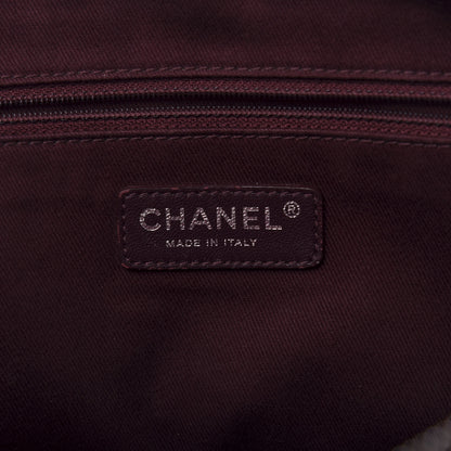 Chanel Aged Calfskin Jumbo New Portobello Flap Burgundy 10 of 16