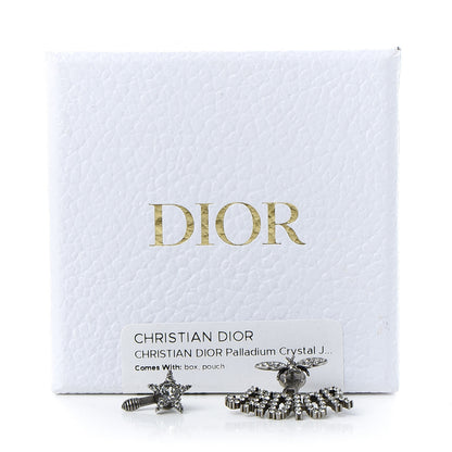 Christian Dior Palladium Crystal J'adior Earrings 5 of 5