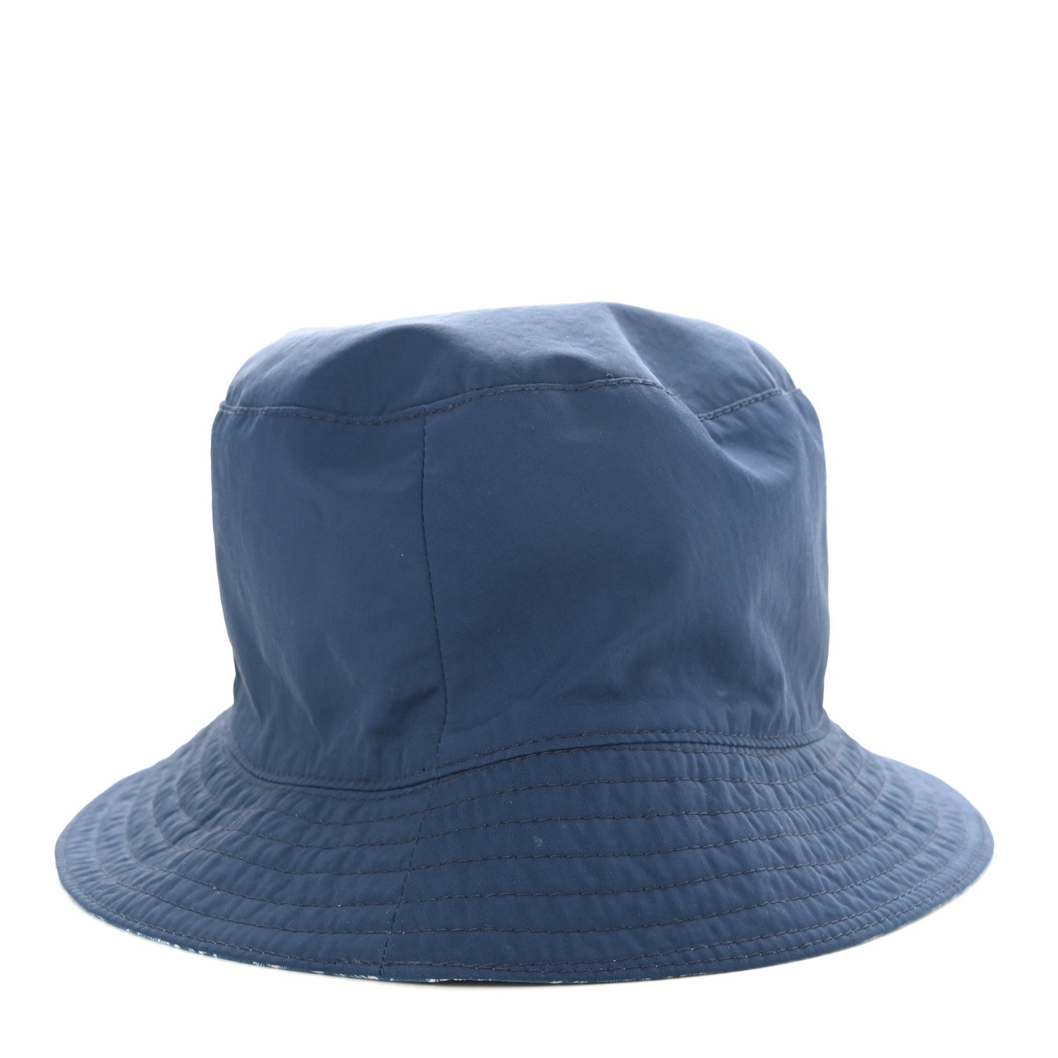 Hermes Cotton Bob Raoul Reversible Bucket Hat Indigo 13 of 14