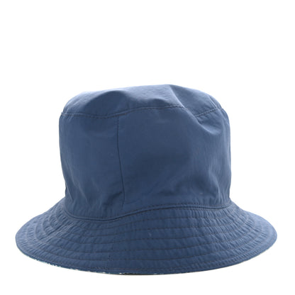 Hermes Cotton Bob Raoul Reversible Bucket Hat Indigo 13 of 14