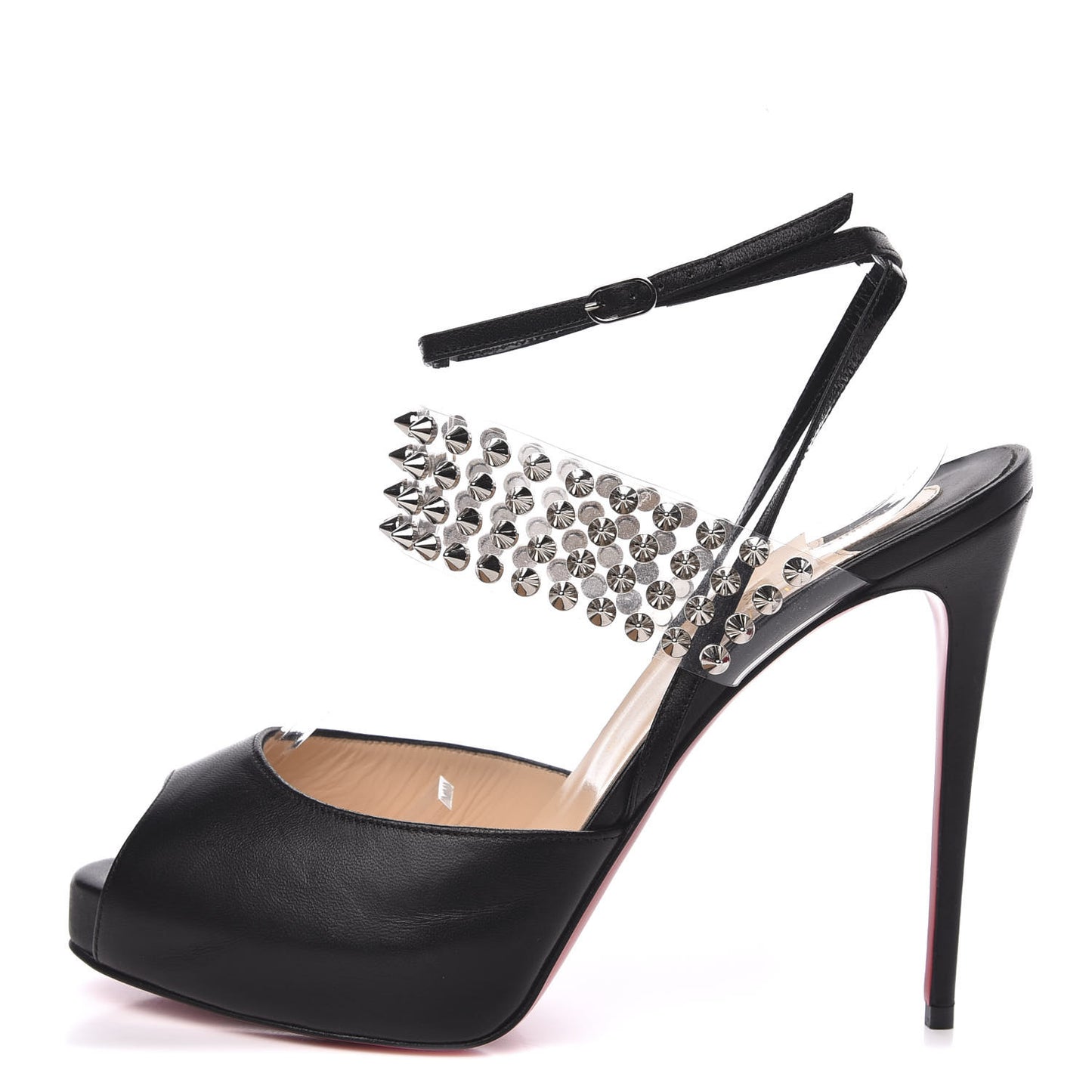 Nappa PVC Levitagirl 120 Sandals 39 Black