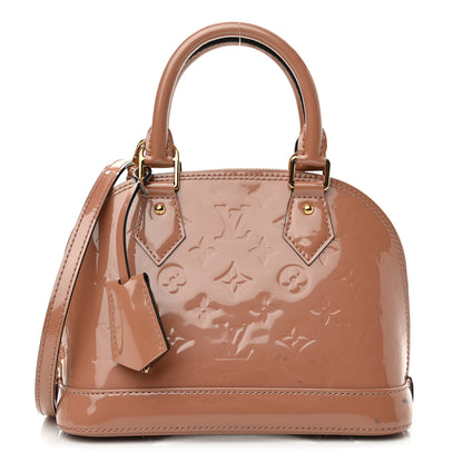 Louis Vuitton Vernis Alma BB Rose Velours 1 of 11