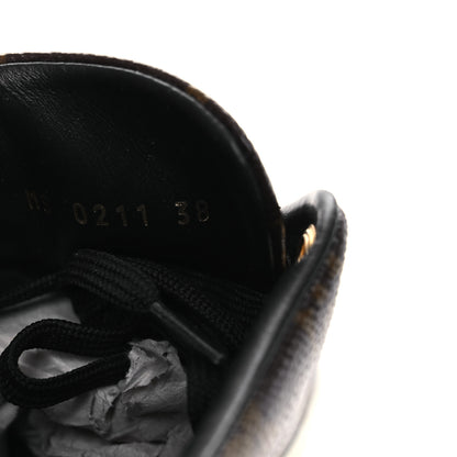 Louis Vuitton Patent Monogram Frontrow Sneakers 38 10 of 13