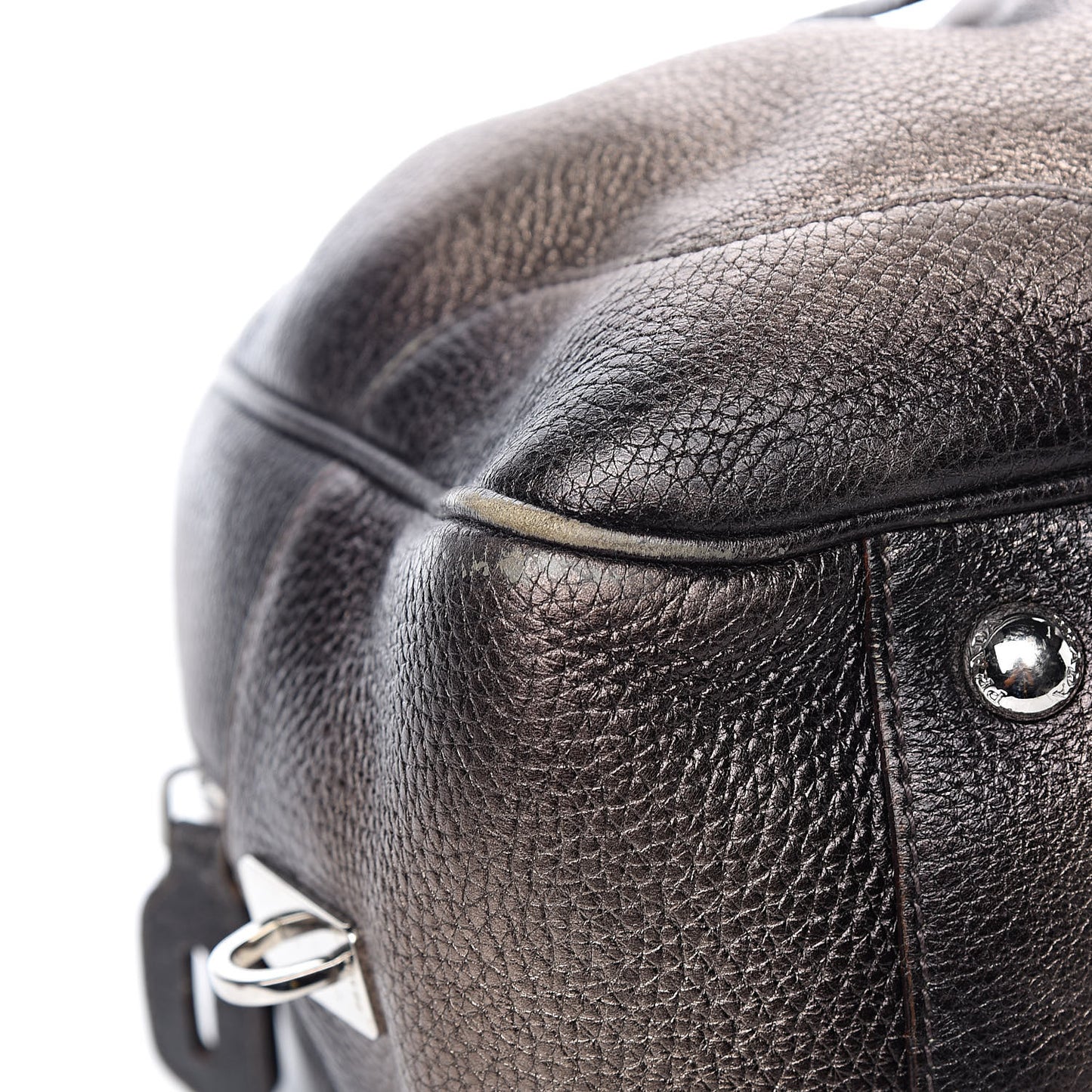 Vitello Daino Antik Bauletto Tote Piombo