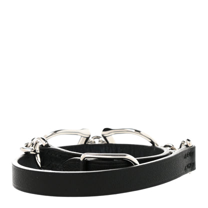 Hermes Swift Etrier Double Tour Bracelet T1 Black 3 of 5