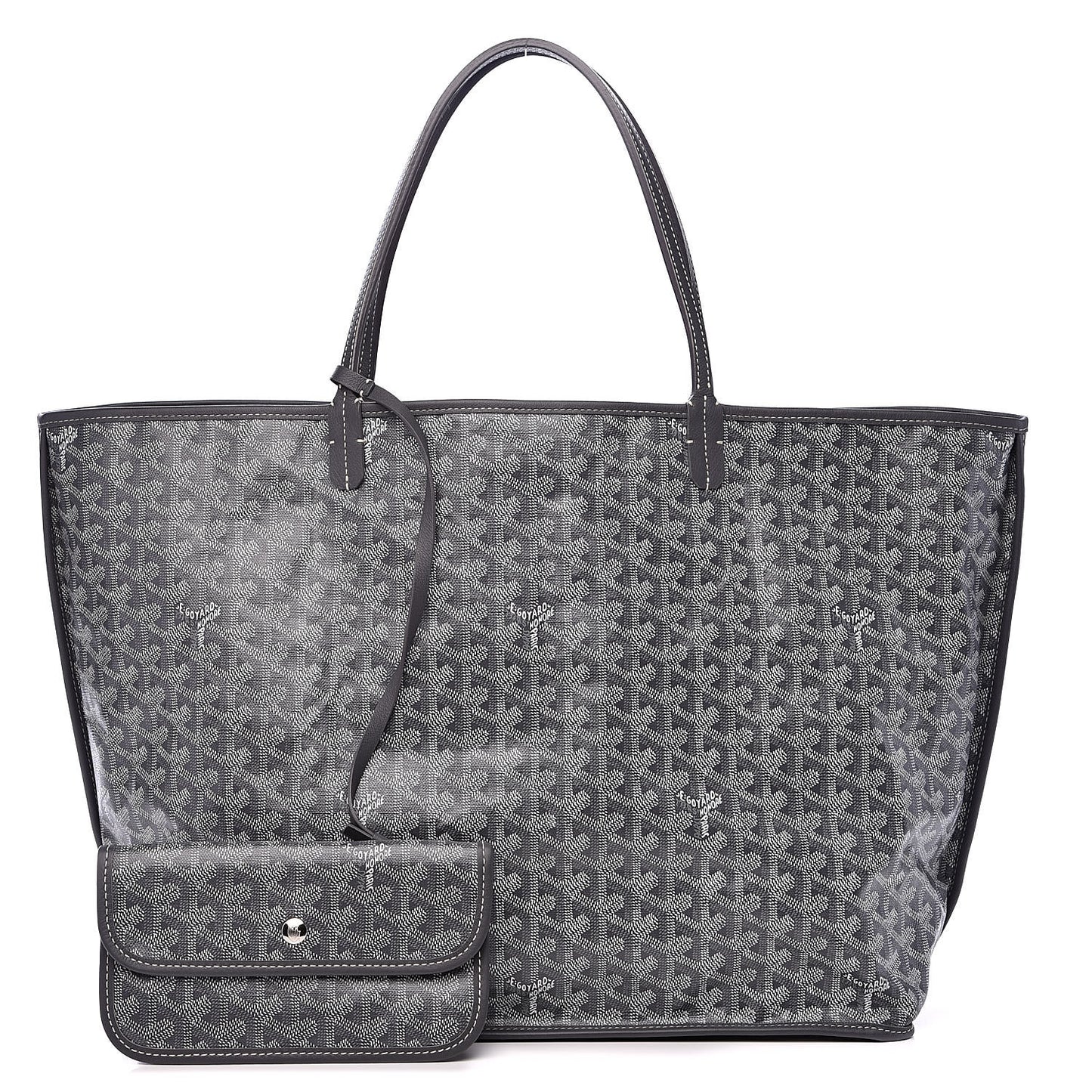 Goyardine Reversible Anjou GM Grey