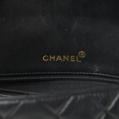 Chanel Lambskin Quilted CC Flap Shoulder Bag Black 6 of 18