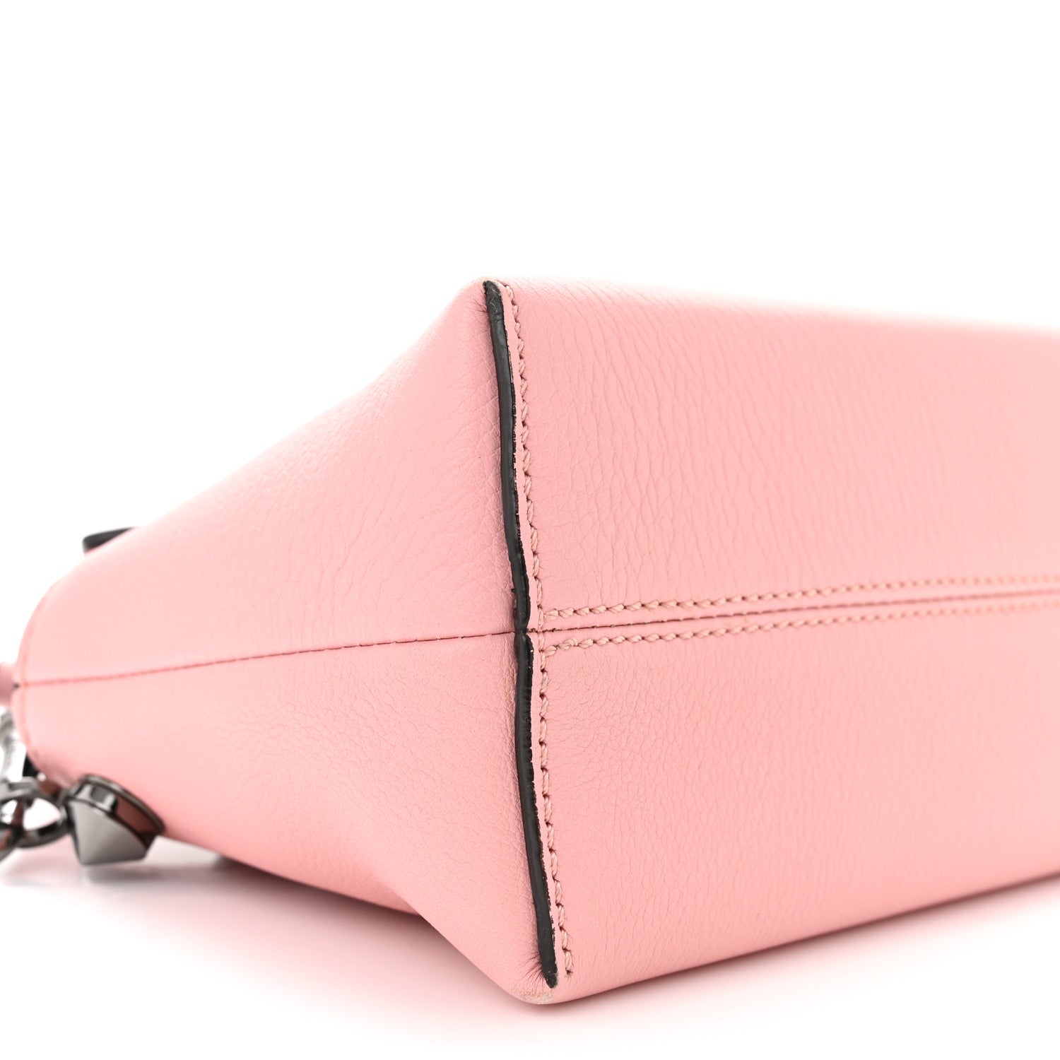 Fendi Vitello Dolce Crystal Croc Tail Mini By The Way Boston Bag Light Pink 9 of 12