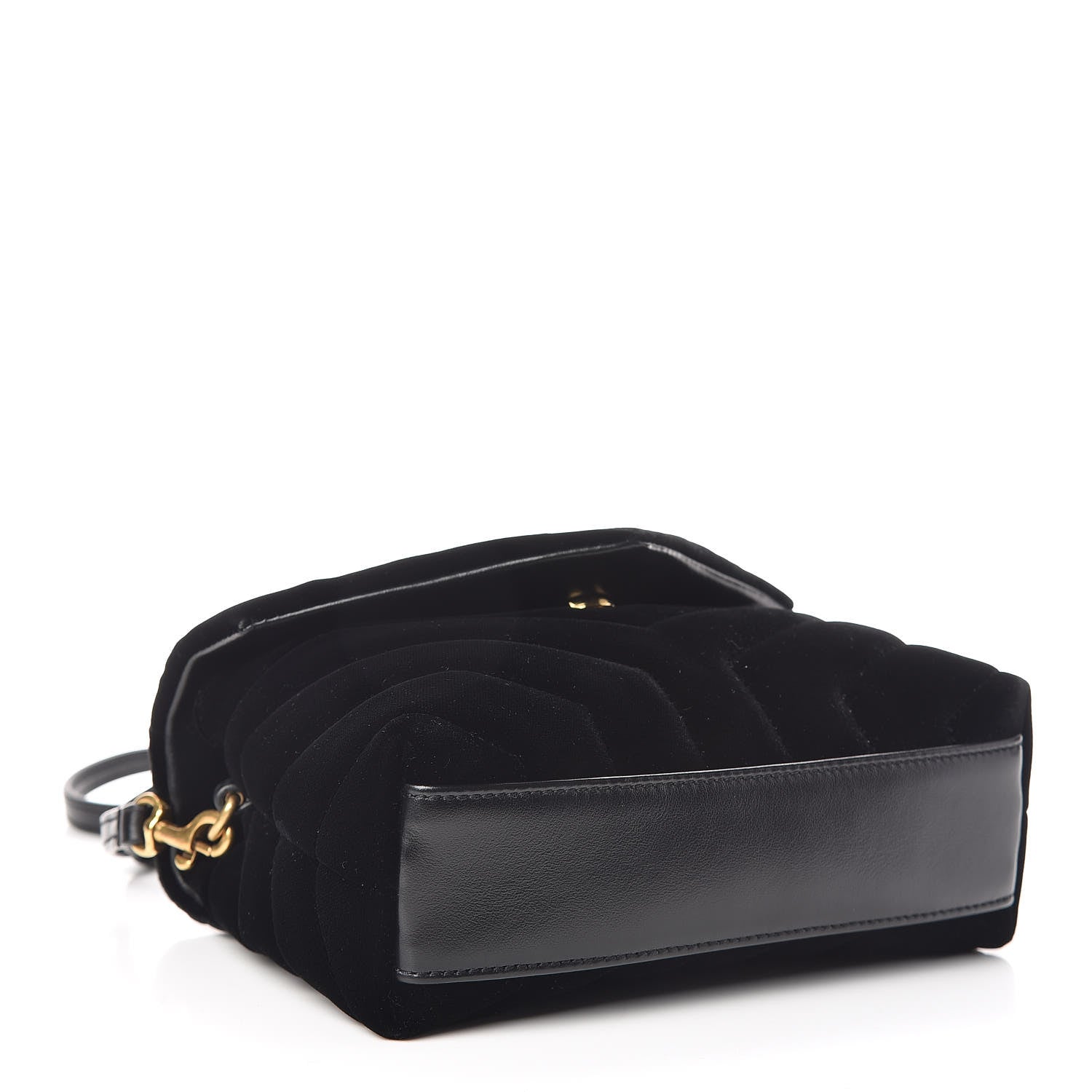 Saint Laurent Velvet Y Quilted Monogram Toy Loulou Crossbody Bag French Black 3 of 14