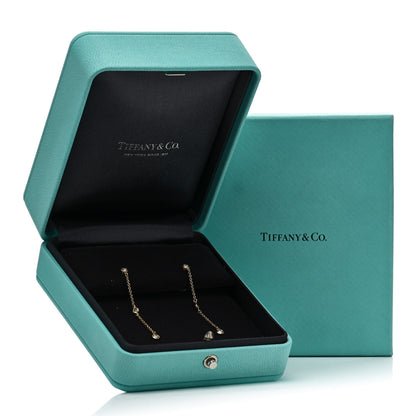 Tiffany 18K Yellow Gold Diamond .30ctw Elsa Peretti Diamonds by the Yard Drop Earrings 6 of 6