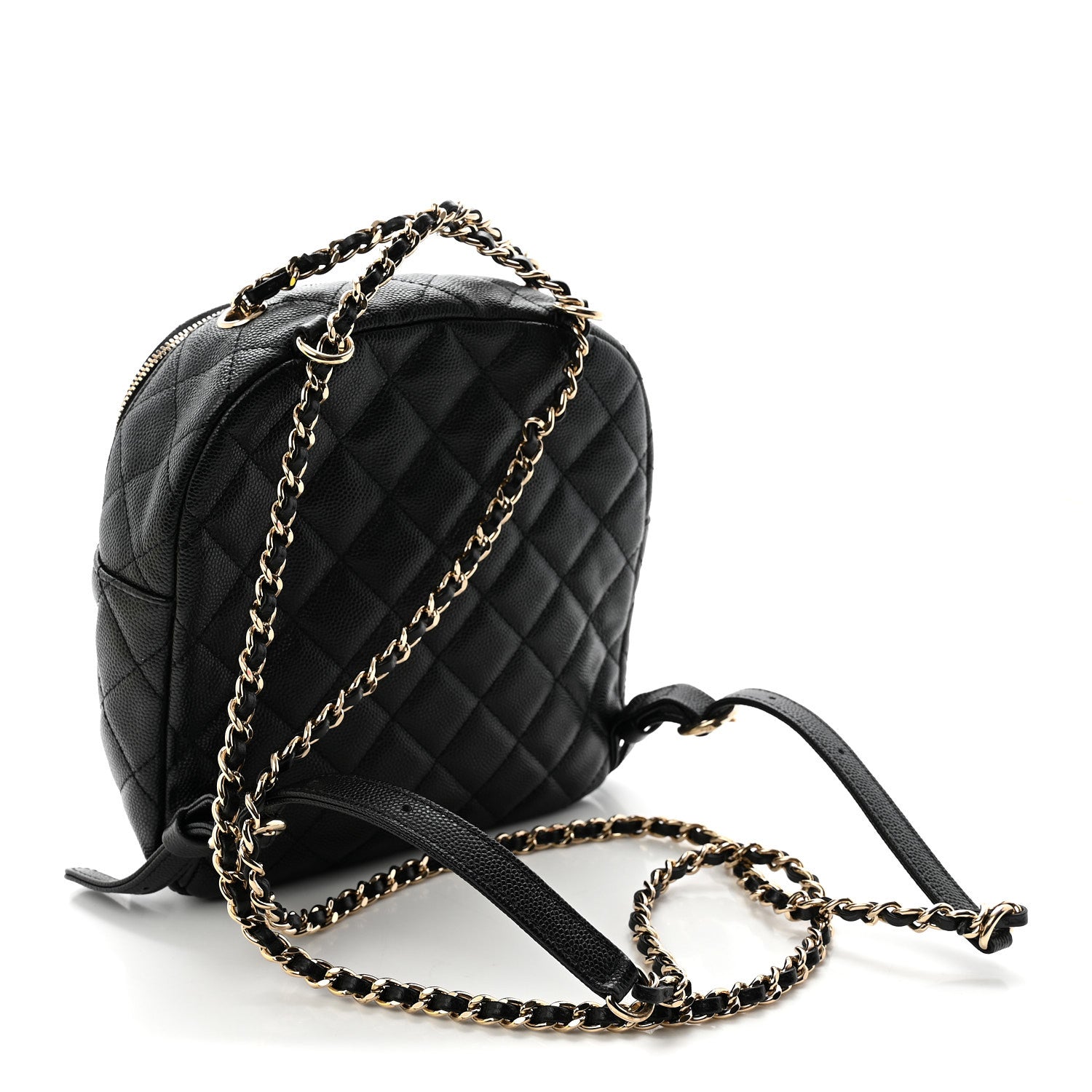 Chanel Caviar Quilted Small CC Day Backpack Black 3 of 10