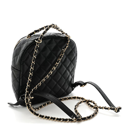 Chanel Caviar Quilted Small CC Day Backpack Black 3 of 10