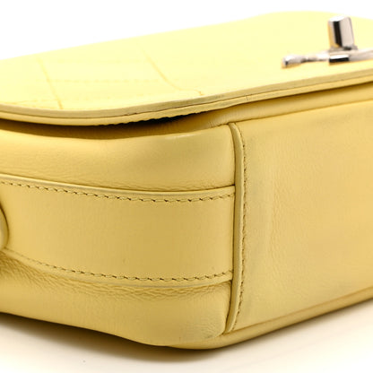 Chanel Calfskin Small Stitched Flap Yellow 9 of 10