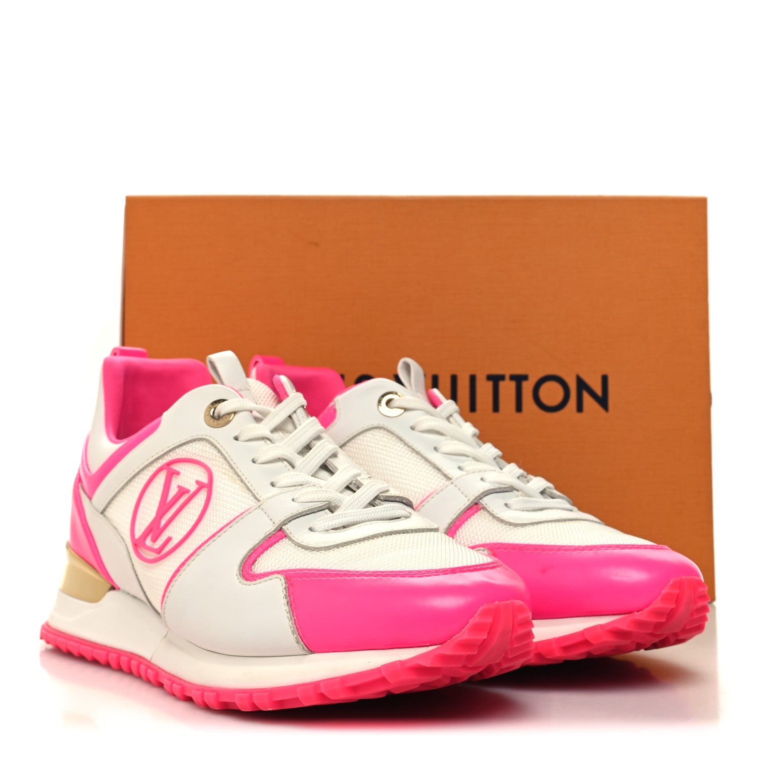 Louis Vuitton Calfskin Run Away Sneakers 37.5 Rose 8 of 8