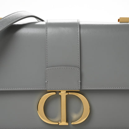 Christian Dior Smooth Calfskin 30 Montaigne Flap Bag Gray 8 of 10