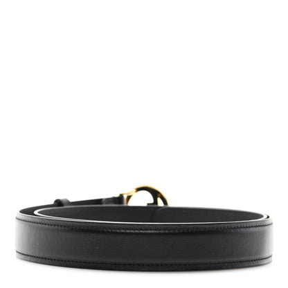 Gucci Ciny Lux Calfskin Blondie 30mm Belt 95 38 Black 2 of 4