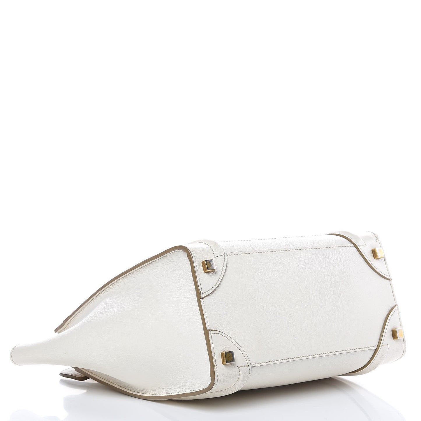 Goatskin Micro Luggage White