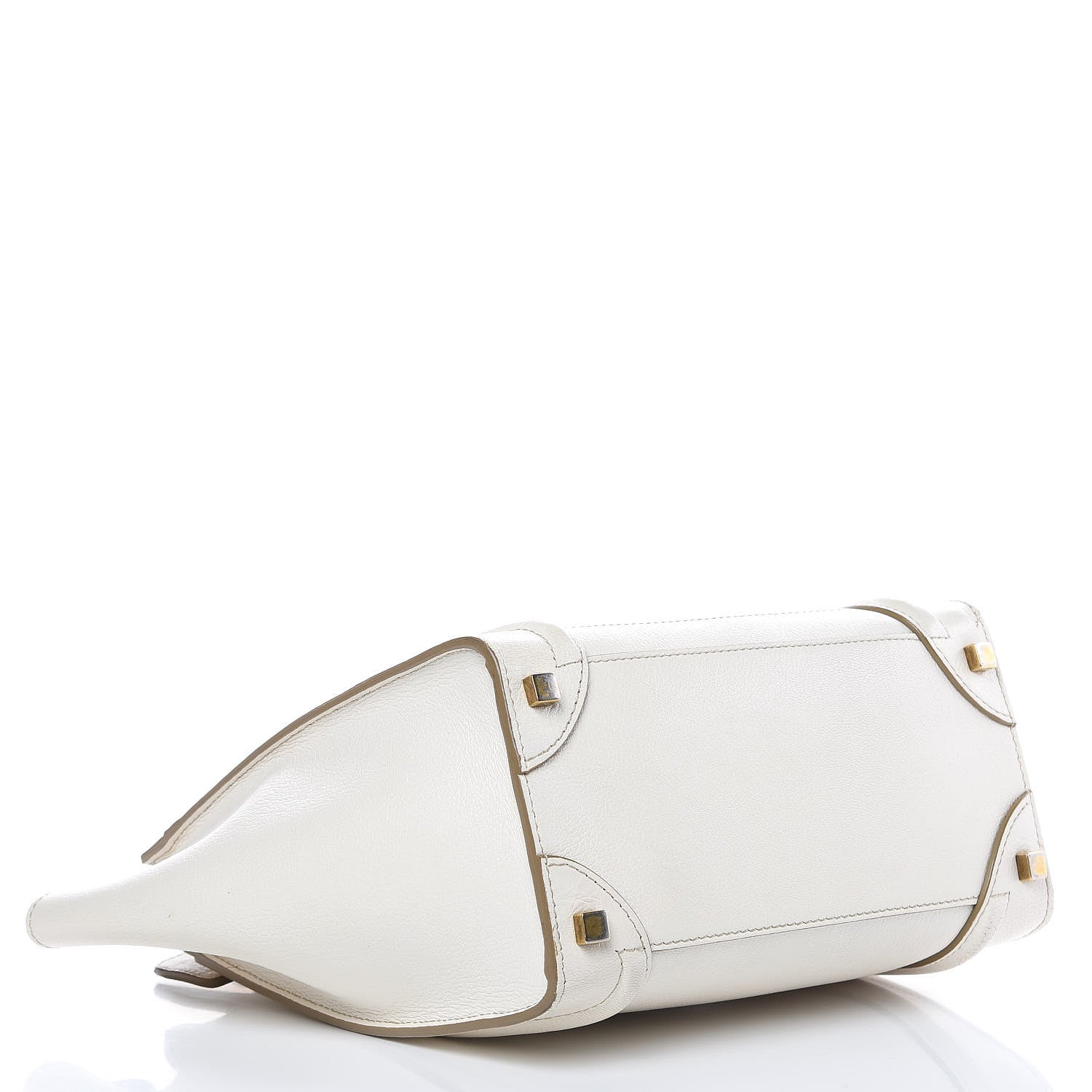 Celine Goatskin Micro Luggage White 4 of 18