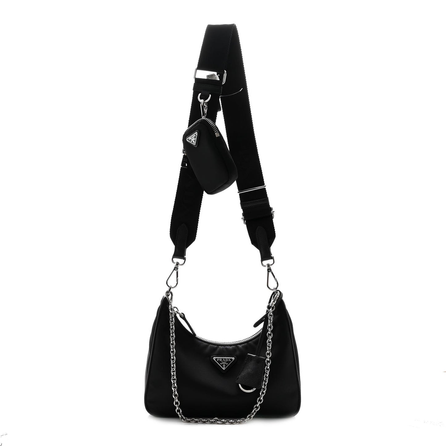 Nylon Re-Edition 2005 Shoulder Bag Black