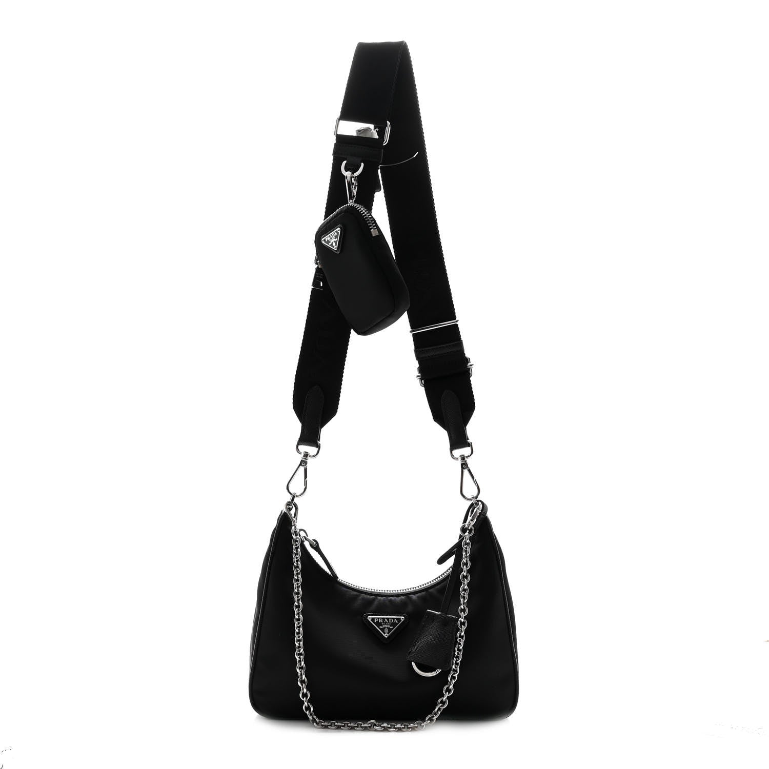Prada Nylon Re-Edition 2005 Shoulder Bag Black 1 of 9