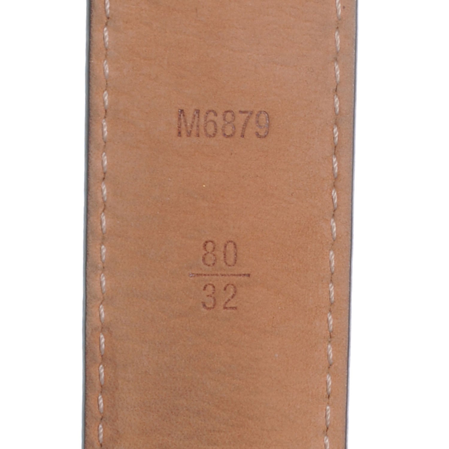 Louis Vuitton Monogram LV Frame Belt 80 32 5 of 7