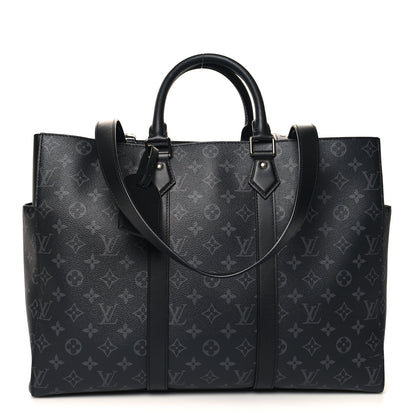 Louis Vuitton Monogram Eclipse Sac Plat 24H 1 of 9