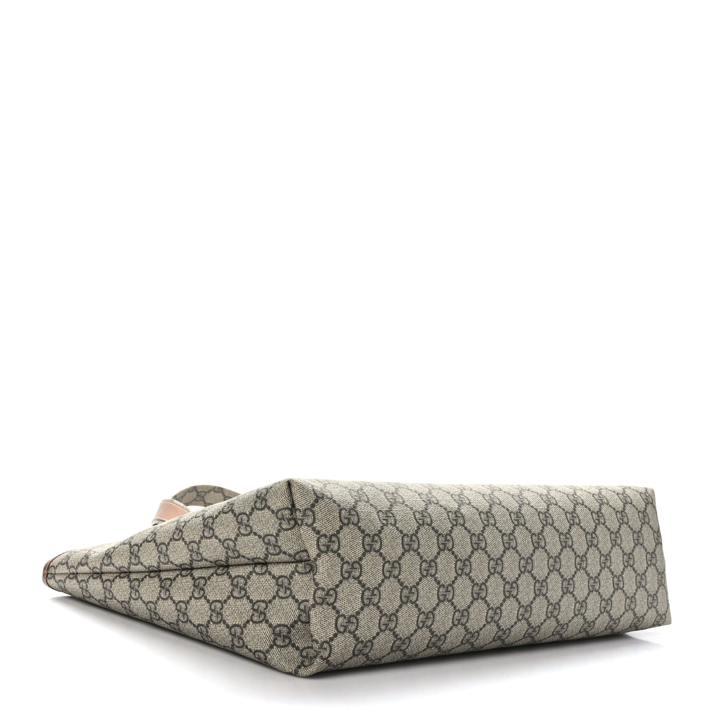 GG Plus Monogram Medium Signature Web Loop Tote Light Brown