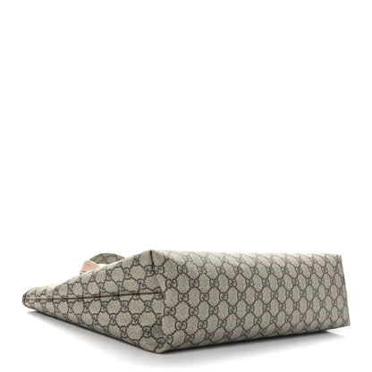 Gucci GG Plus Monogram Medium Signature Web Loop Tote Light Brown 4 of 10