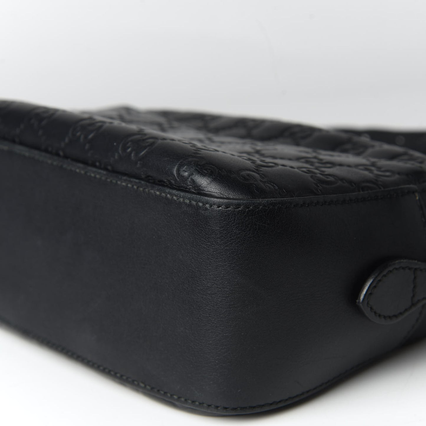 Guccissima Signature Small Camera Bag Black