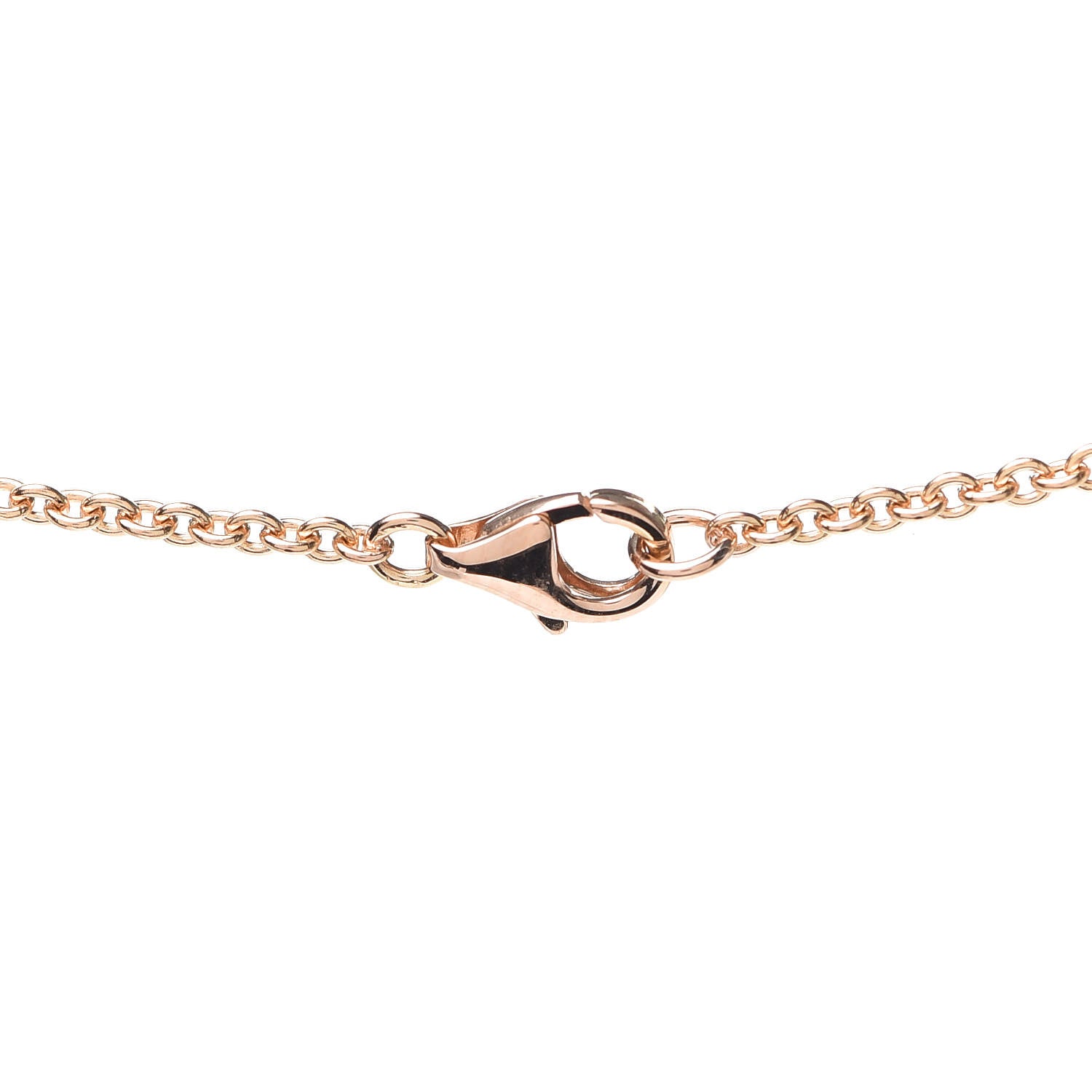 Cartier 18K Pink Gold Interlocking LOVE Necklace 4 of 8