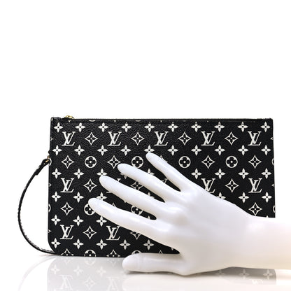 Louis Vuitton Monogram Giant Jungle Neverfull MM GM Pochette Black 2 of 7