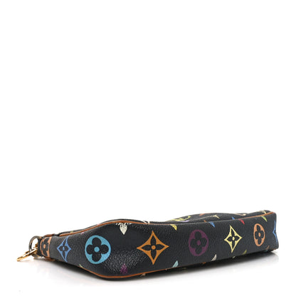 Louis Vuitton Monogram Multicolor Pochette Accessories Black 4 of 10