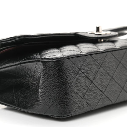 Chanel Caviar Quilted Medium Double Flap Black 8 of 9