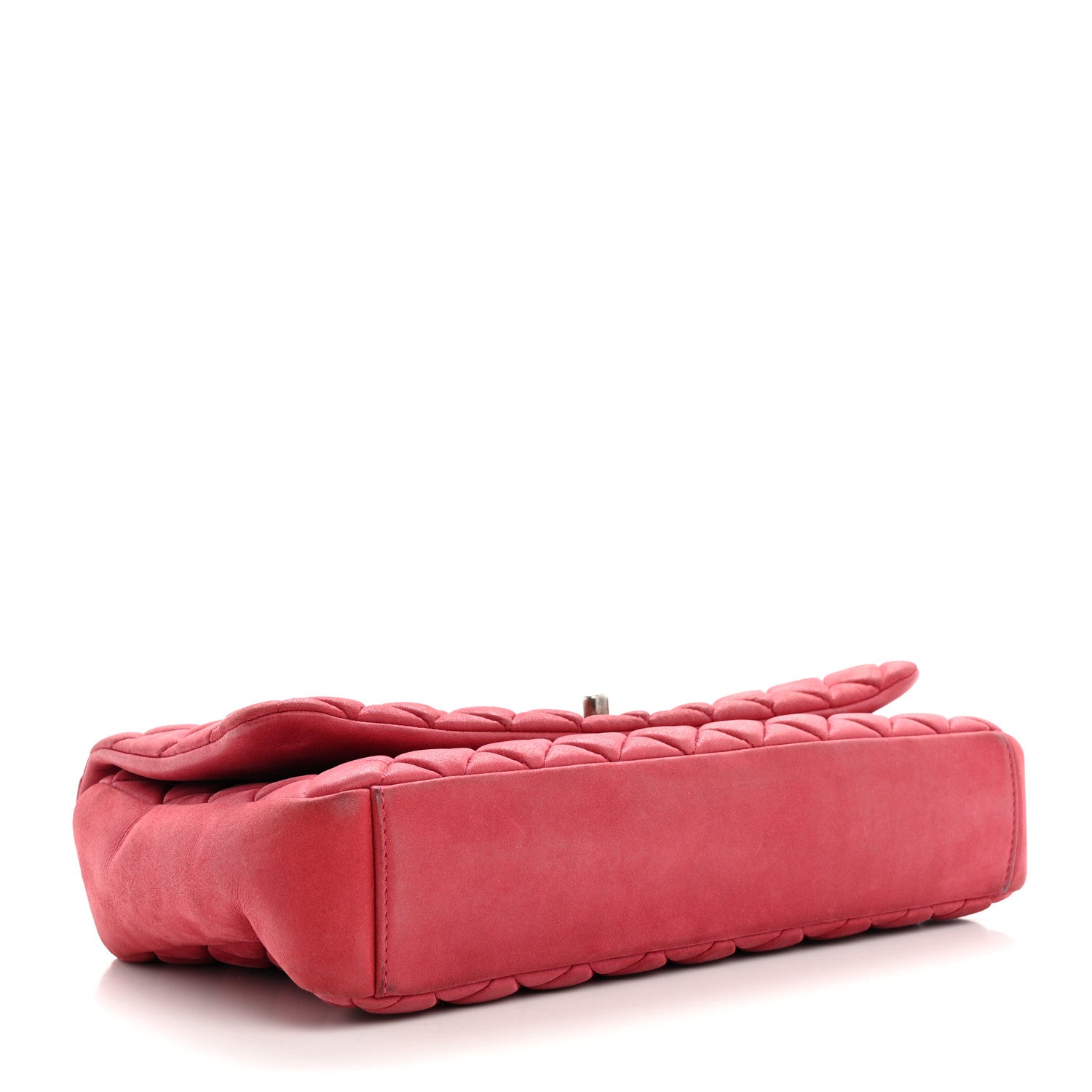 Chanel Iridescent Calfskin Large New Bubble Flap Fuchsia 4 of 11