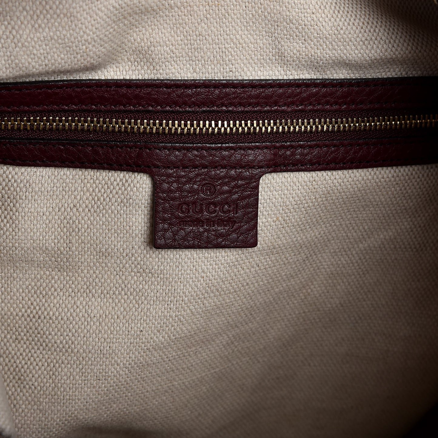Cellarius Calfskin Large Soho Hobo Scarlatto
