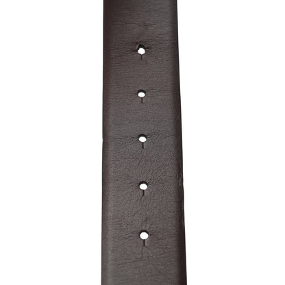 Valentino Garavani Glossy Calfskin VLogo Belt 95 38 Black 3 of 6