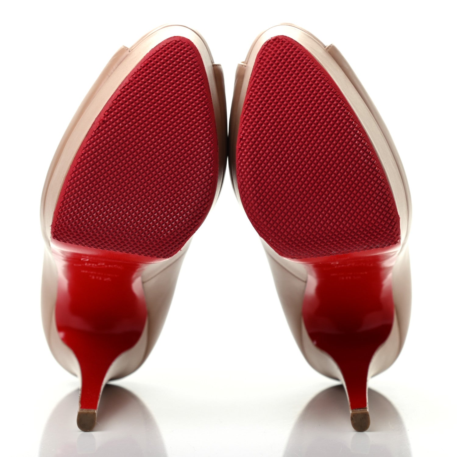 Christian Louboutin Calfskin Altapoppins 150 Pumps 38.5 Nude 5 of 7