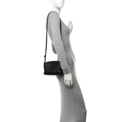 Bottega Veneta Nappa Intrecciato Mini Loop Camera Bag Black 2 of 9