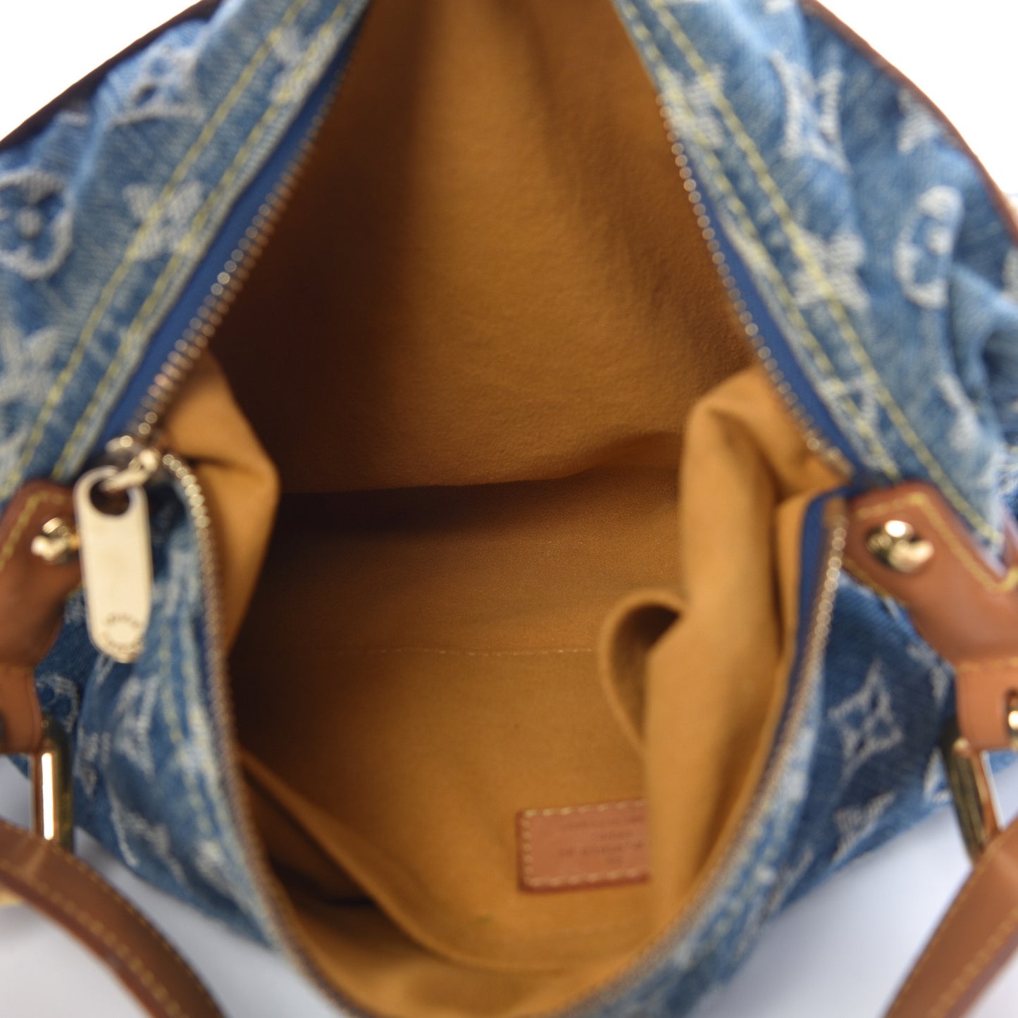 Monogram Denim Baggy PM Blue