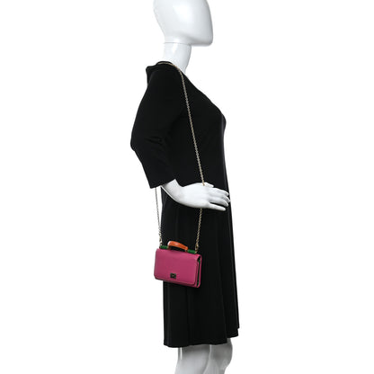 Dolce & Gabbana Dauphine Mini Von Bag Pink Multicolor 2 of 8