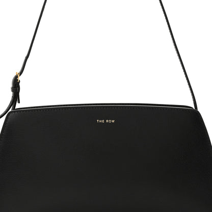 The Row Saddle Calfskin Dalia Baguette Shoulder Bag Black 7 of 10
