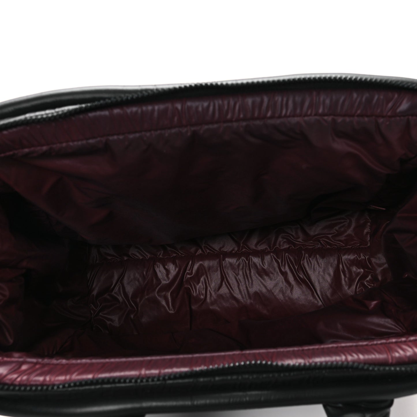 Nylon Quilted Large Coco Cocoon Tote Black