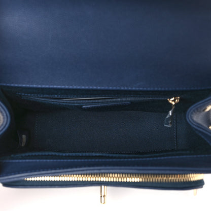 Chanel Caviar Quilted Medium Business Affinity Flap Navy 5 of 10